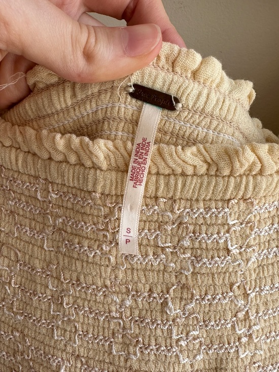 Free People Dahlia Embroidered Maxi Dress, Daisy Butter Yellow, Small - Picture 9 of 16